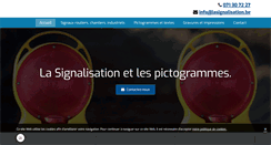 Desktop Screenshot of lasignalisationroutiere.be